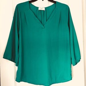 Everly Green Blouse